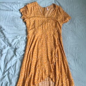 Cute wrap dress, but too big on me.